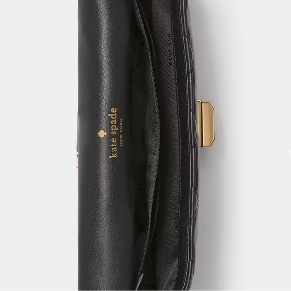 Kate Spade Carey Quilted Crossbody Black NEW - Picture 3 of 4